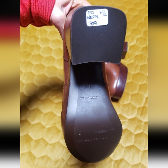 Pons Quintana Nepal Legno Brown leather platform ankle boots. Size 6. NWT - Picture 15 of 15